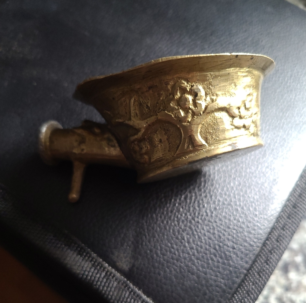 Chinese Brass Silk Iron